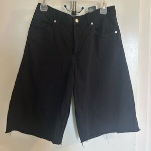 Black jorts